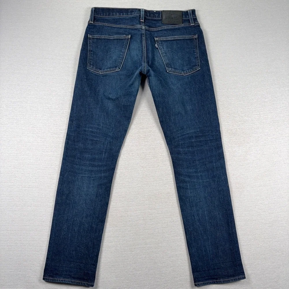 Levis Made & Crafted 511 Slim Japanese Selvedge Denim Jeans Mens 33x32 Blue